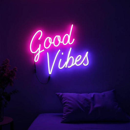 Custom Neon Good Vibes